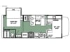 25' Forest River Forester Class C Motorhome Floorplan