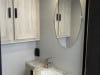 Bathroom of 32′ Forest River Sunseeker 3010 Class C in Northwood, NH