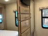 Bedroom of Odyssey Entegra Class C Motorhome rental in Northwood, NH